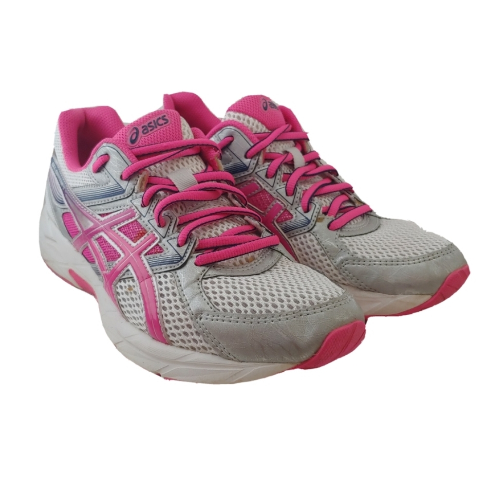 Asics Womens Gel Contend 3 White Running Sneakers